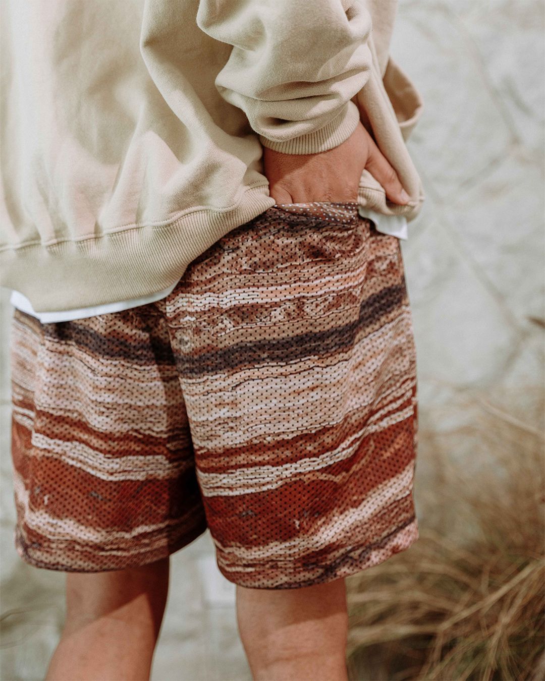 Short Brown Estampado - BROWN - Imagen 2