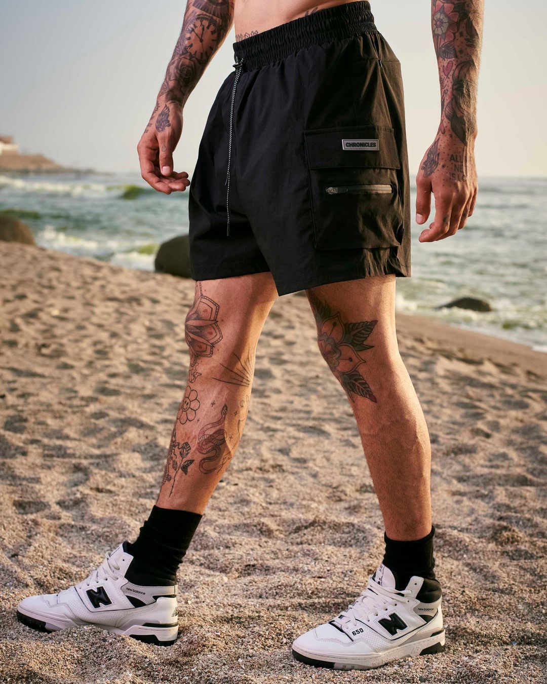 SHORT CARGO - BLACK - Imagen 3