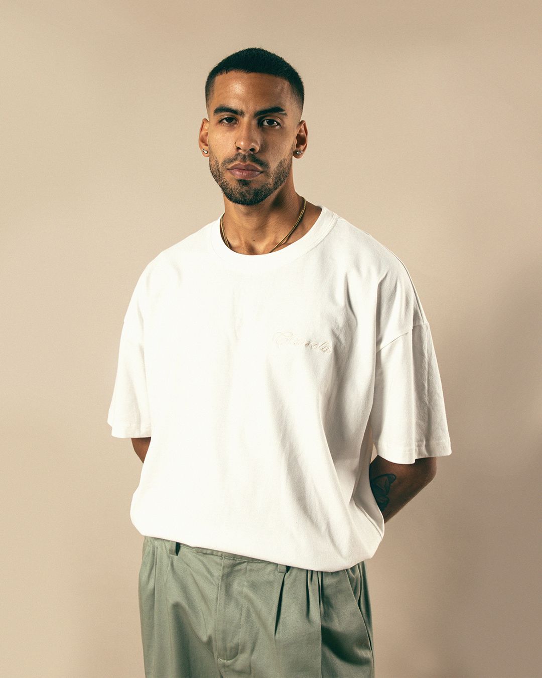 TSHIRT BASIC - MARFIL - Imagen 4