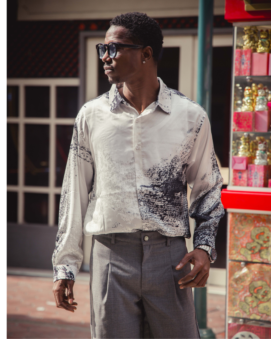Brush Shirt - WHITE - Imagen 1