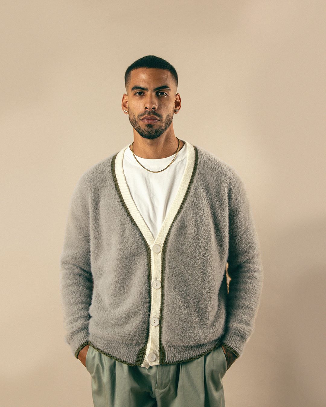 CARDIGAN - GREY - Imagen 2