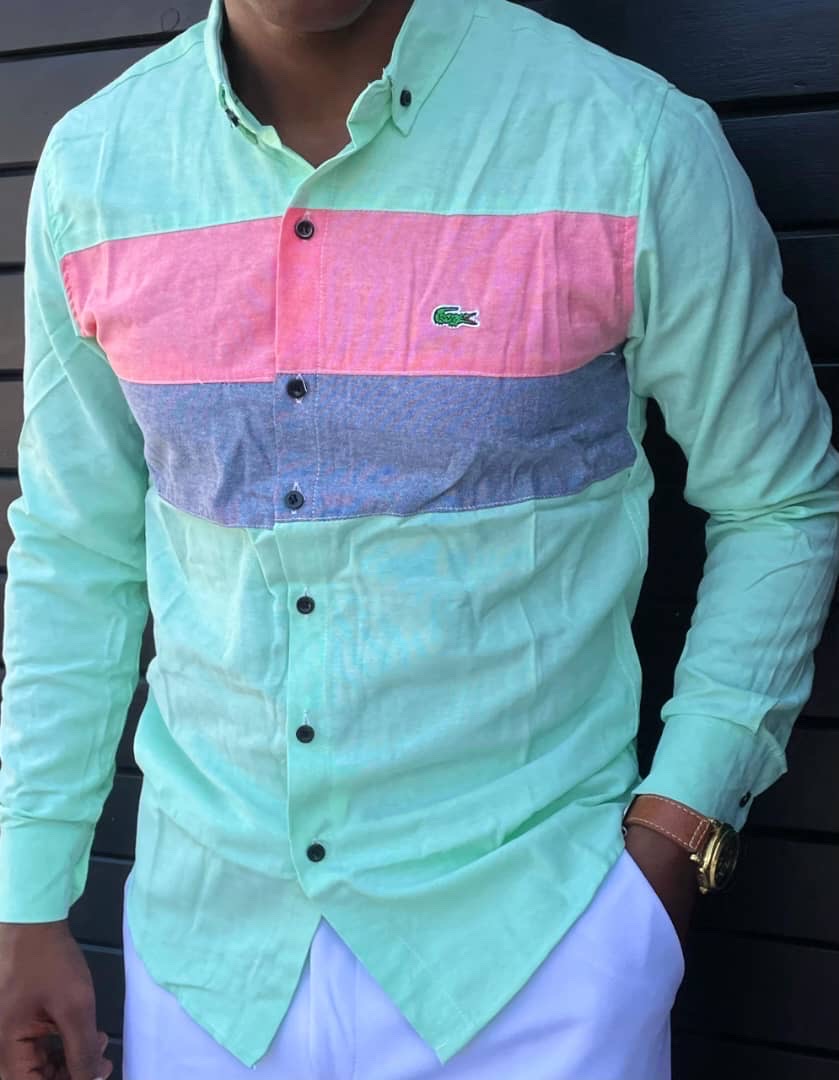 Men's Long Sleeve Casual Button shirt - Image 1
