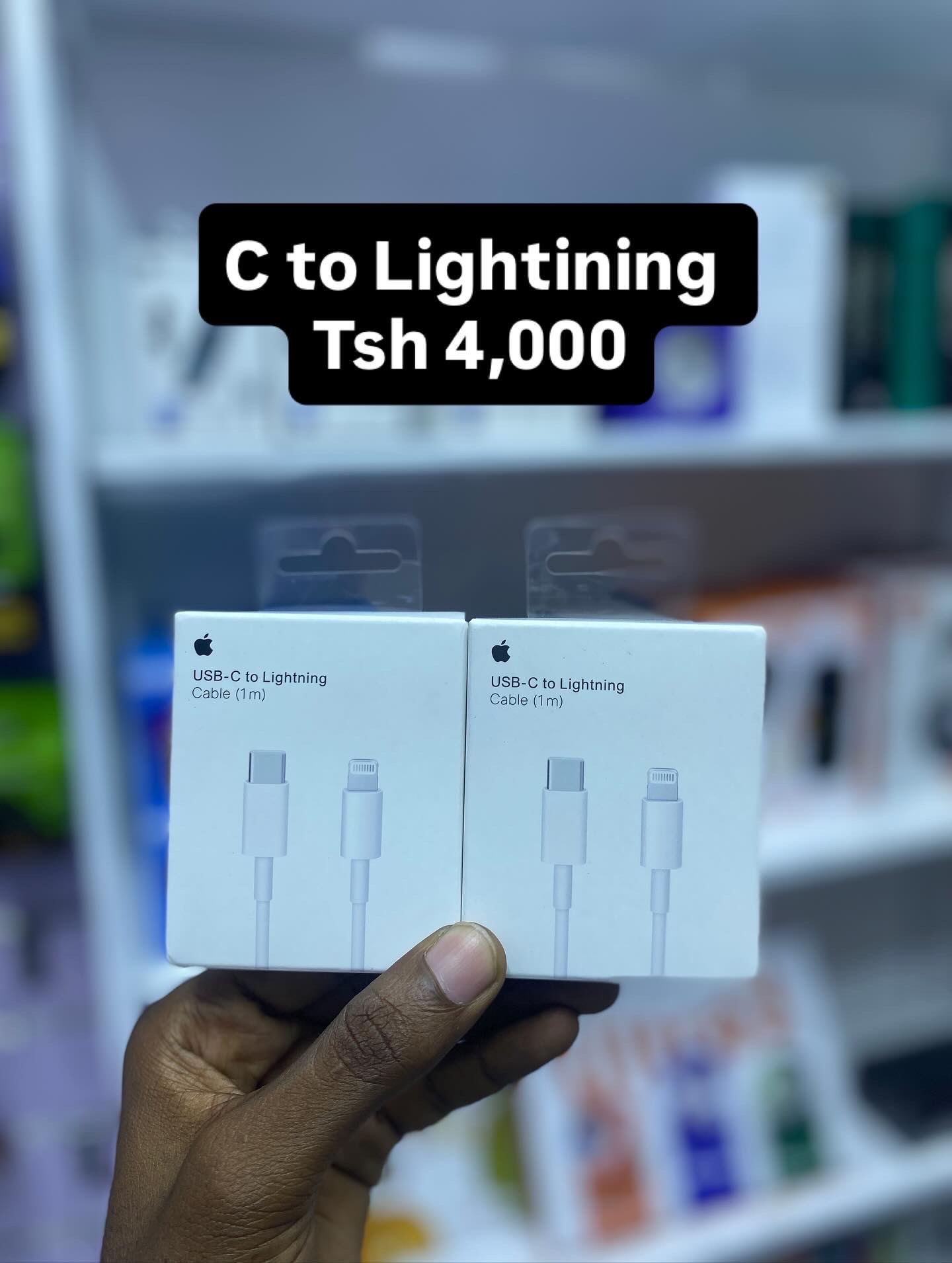 iPhone C to Lightining USB Cable  - Image 1