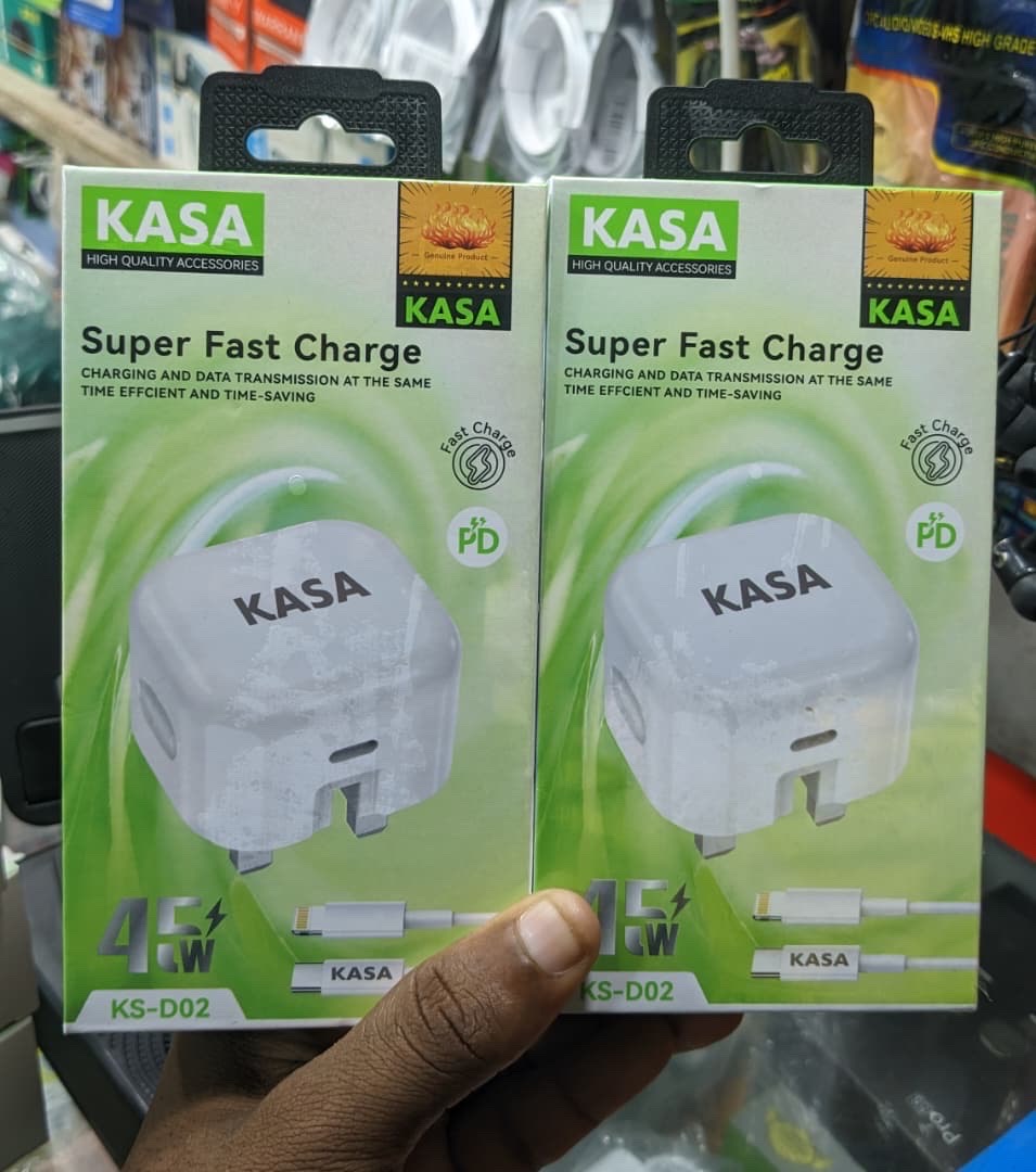 KASA Charger (Type C–C, 45W): - Image 1