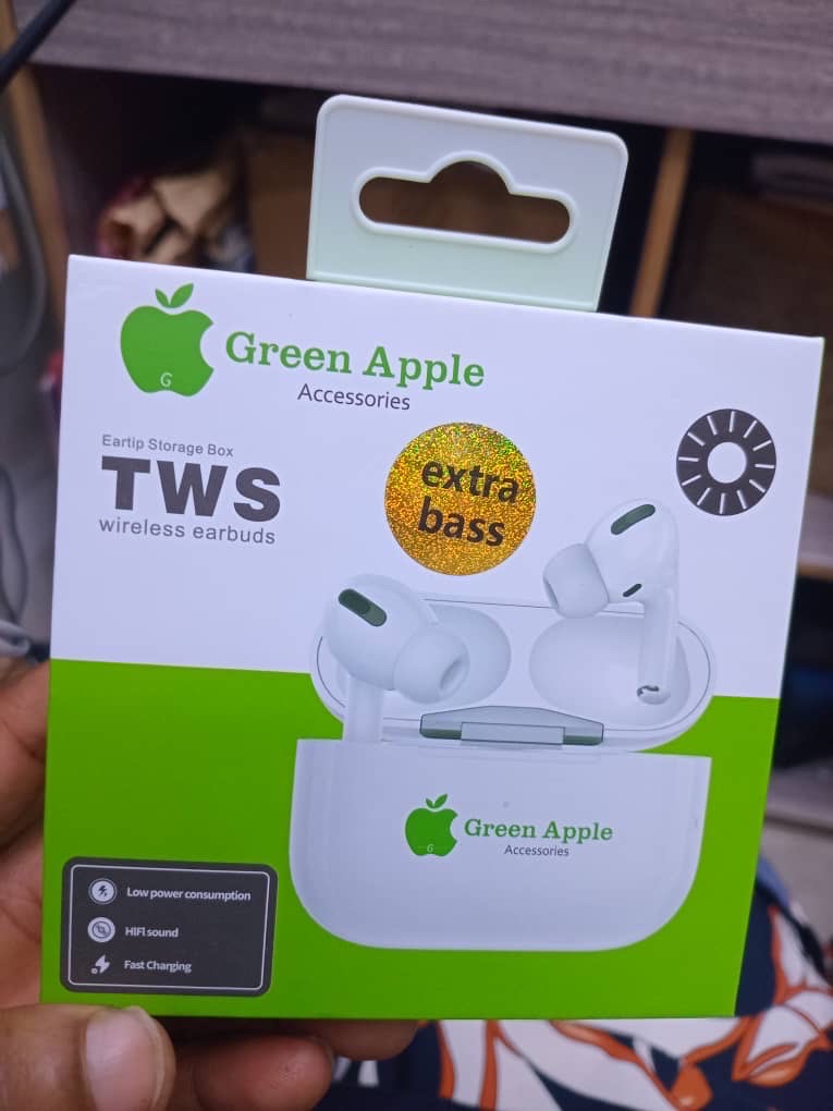 Green Apple TWS Wireless Earbuds - Image 1