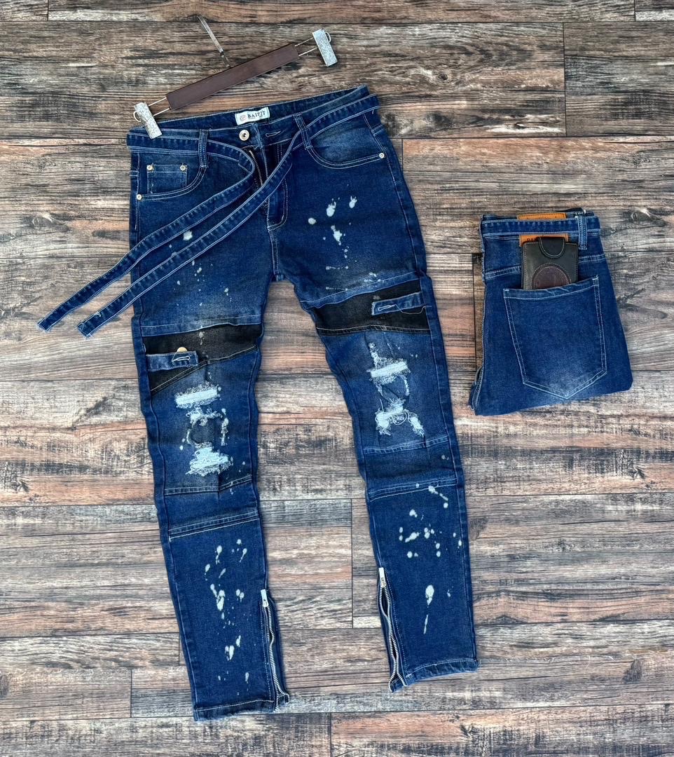 Stylish Stitched Jeans thumbnail 3