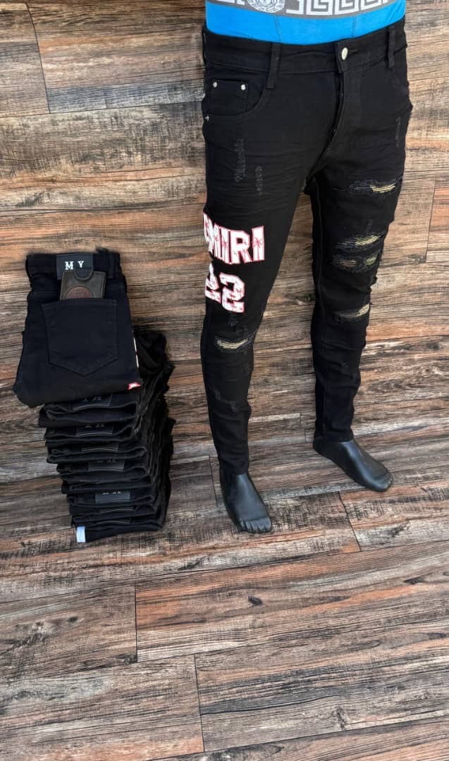 Stylish Stitched Jeans - Image 1