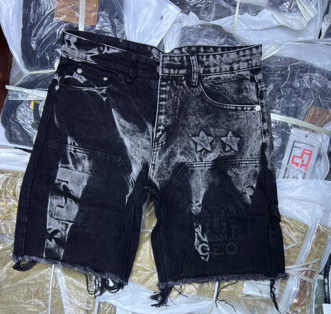 Trendy Jeans Shorts - Image 1