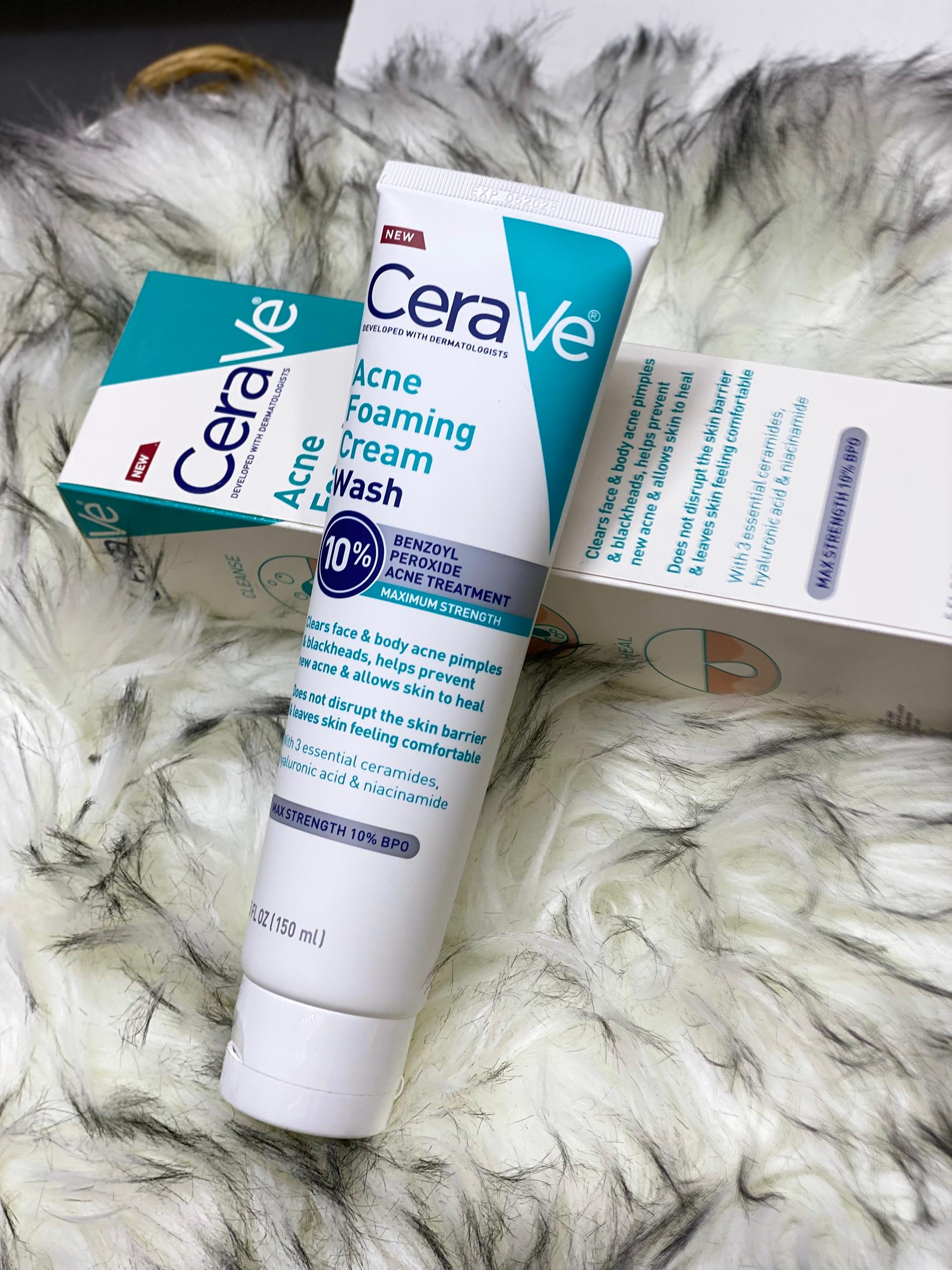 CeraVe Acne Foaming Wash - BENZOYL PEROXIDE 10