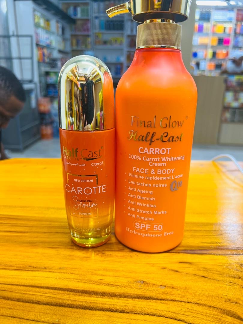 final glow half cast lotion (carot) thumbnail 4