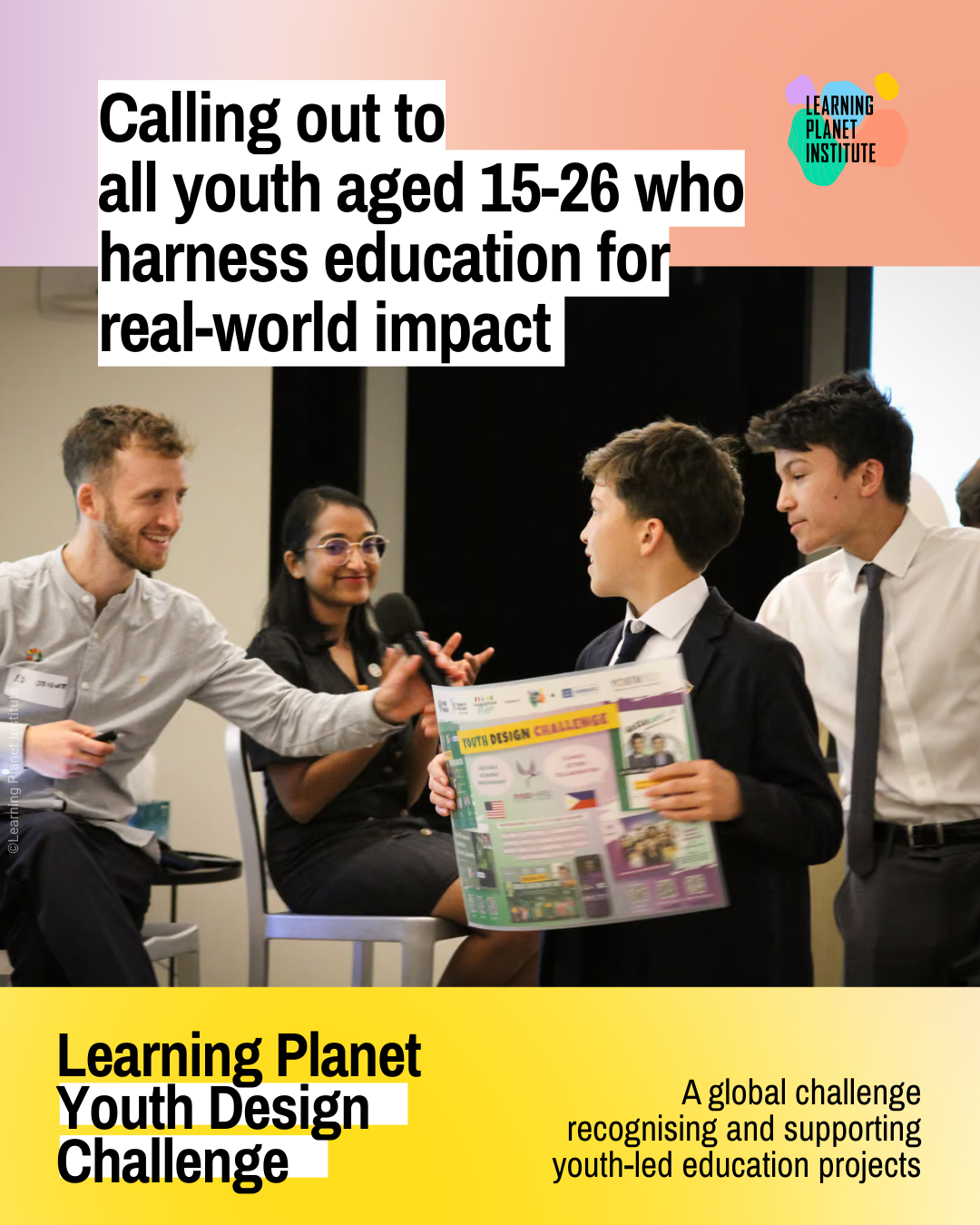 Apply for the Learning Planet Youth Design Challenge