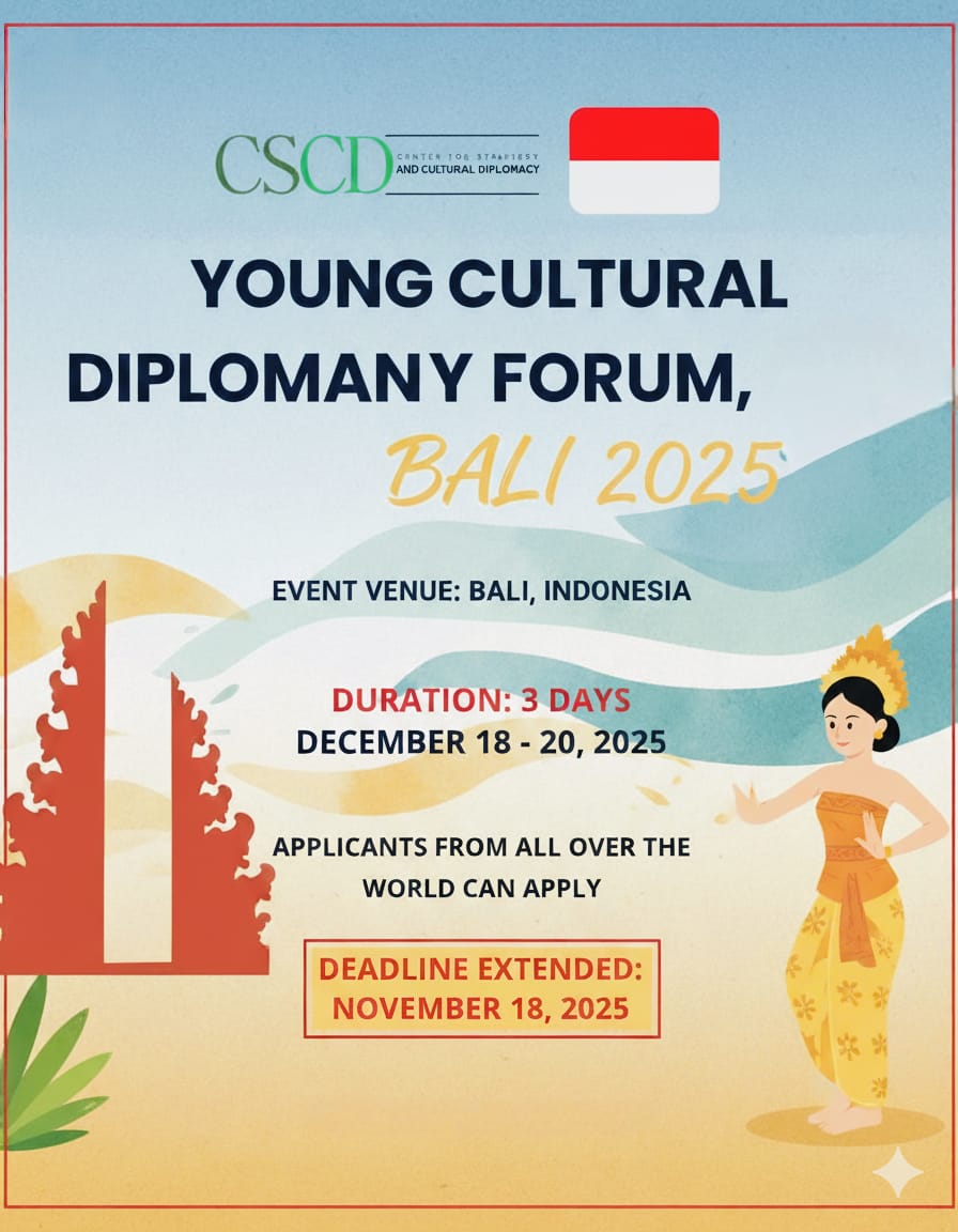 The Young Cultural Diplomacy Forum (YCDF) 4.0 in Bali