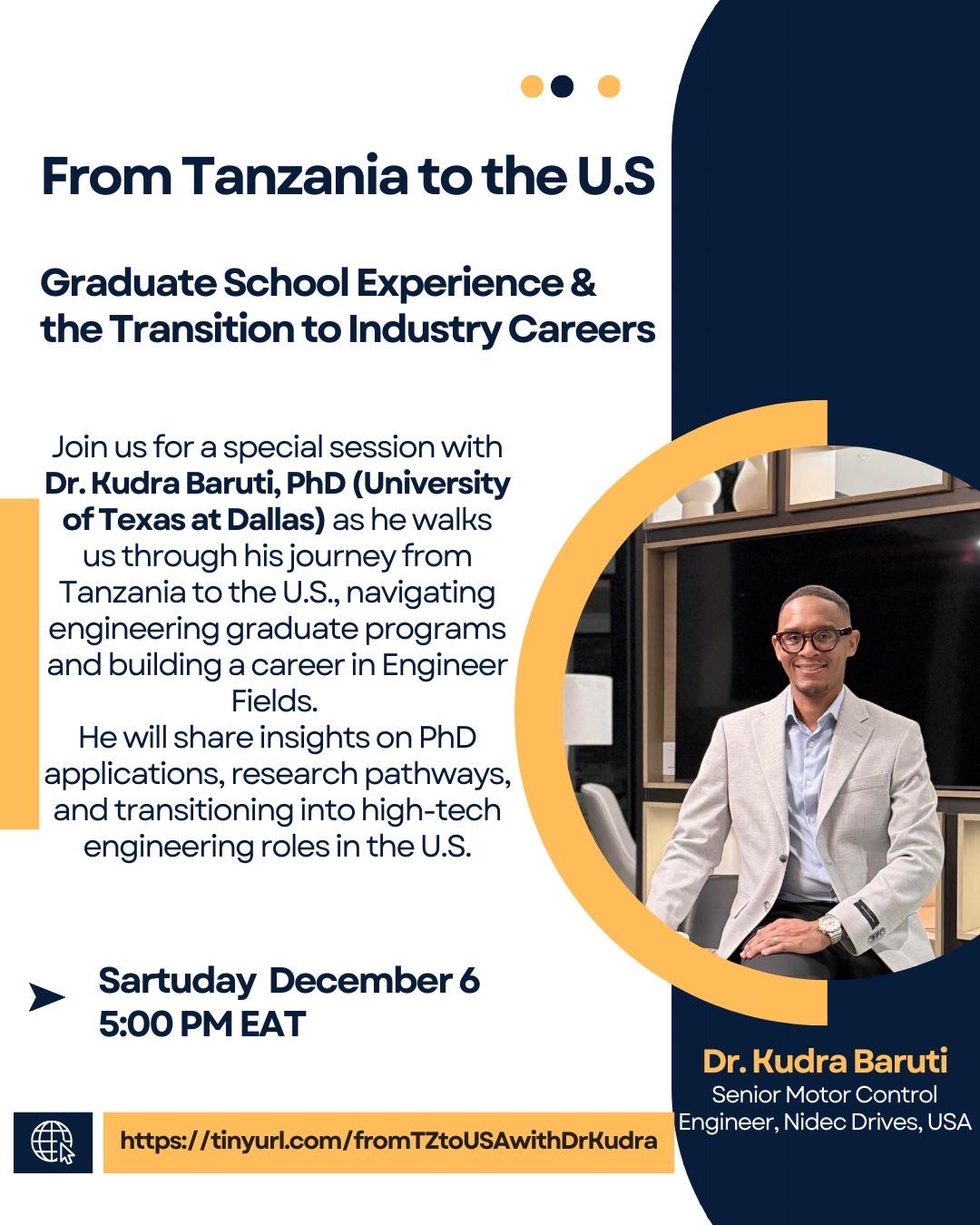 FROM TANZANZIA TO USA