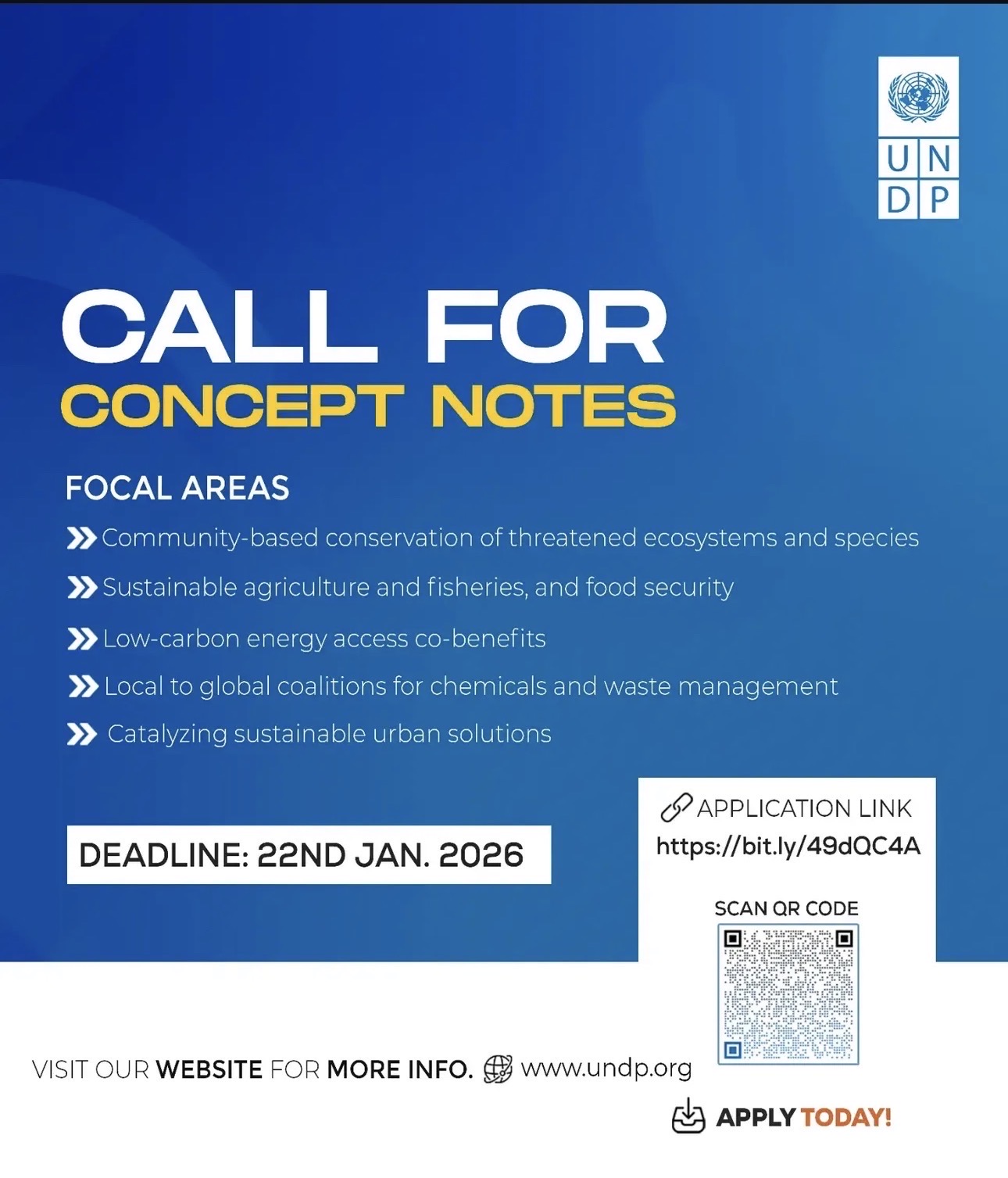 UNDP PROJECT CONCEPT NOTE