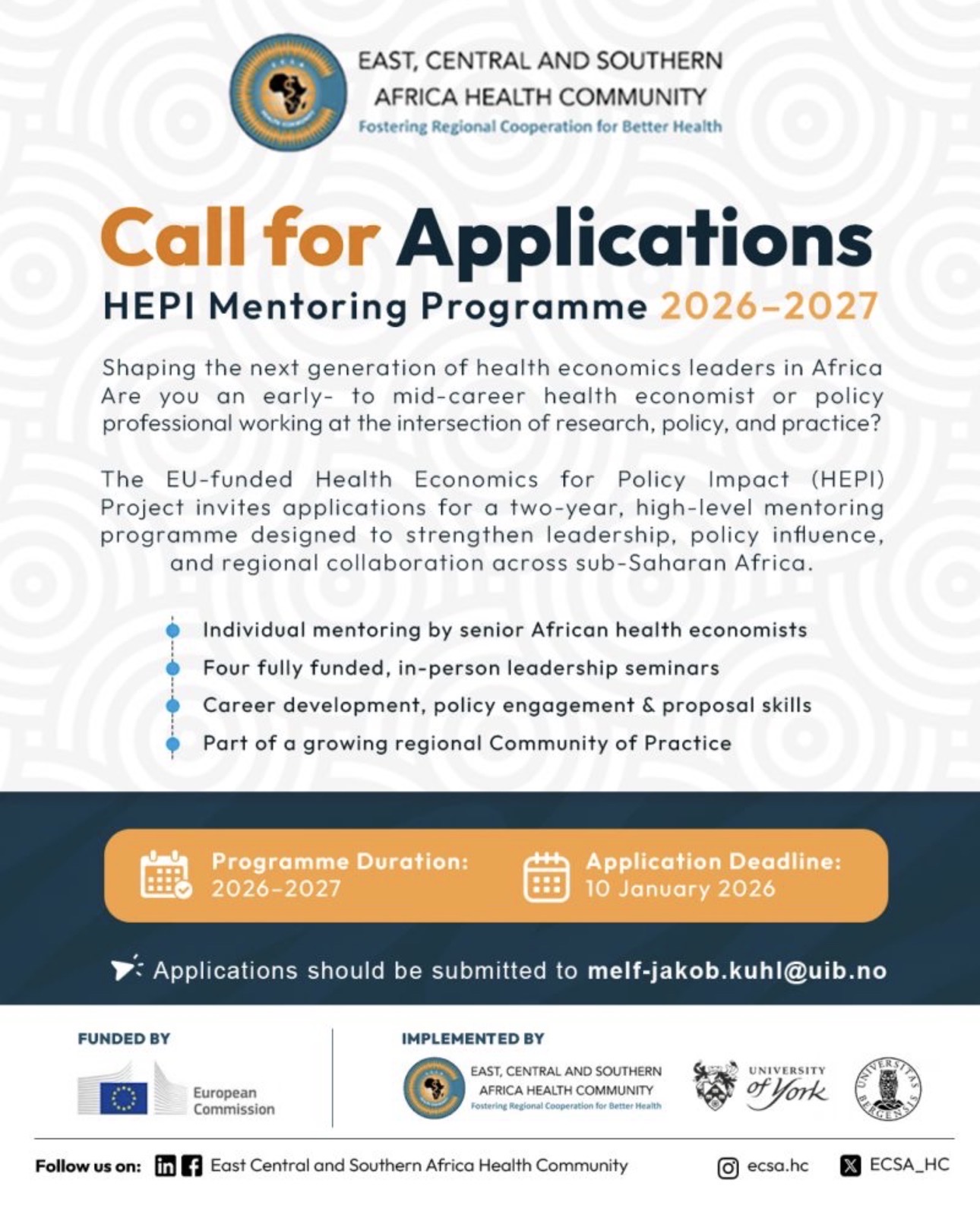 HEPI Mentoring Programme