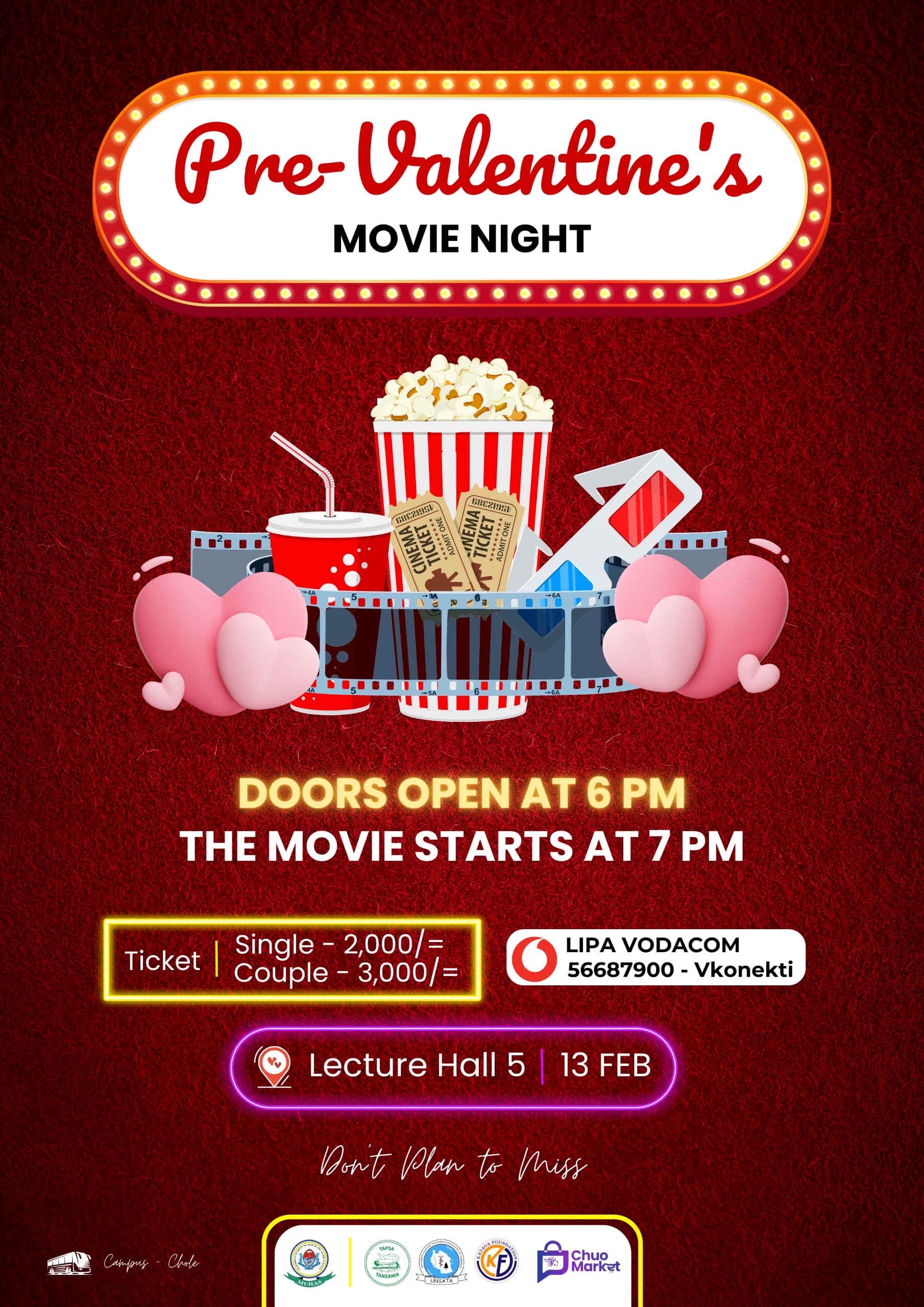 PRE-VALENTINE MOVIE NIGHT
