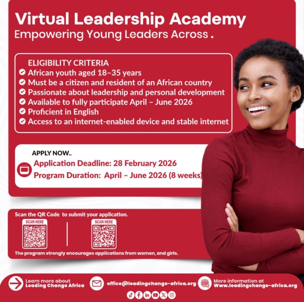 Leadership Academy 2026: Empowering the Next Generation of African Leaders