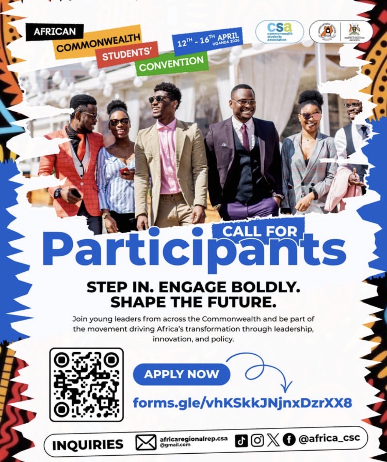 African Commonwealth Students’ Convention 2026 – Uganda