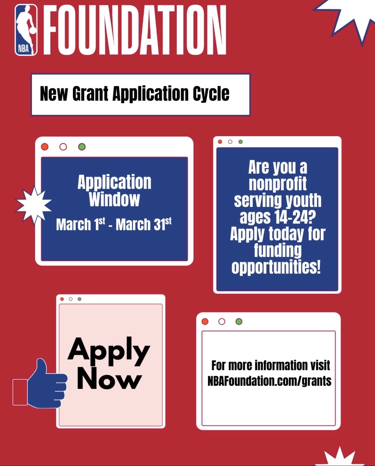 New Grant Application Cycle