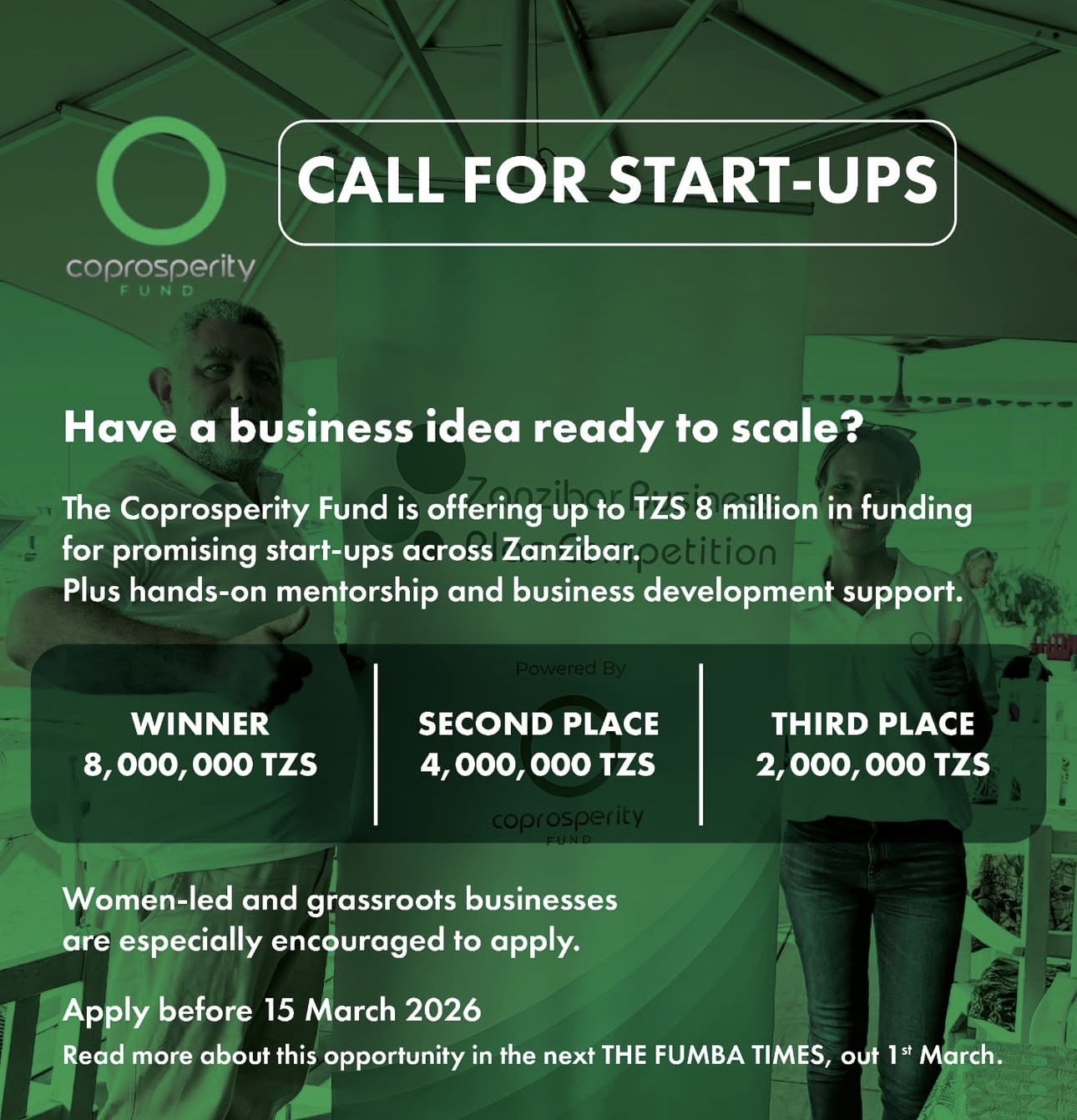 CALL FOR START UPS