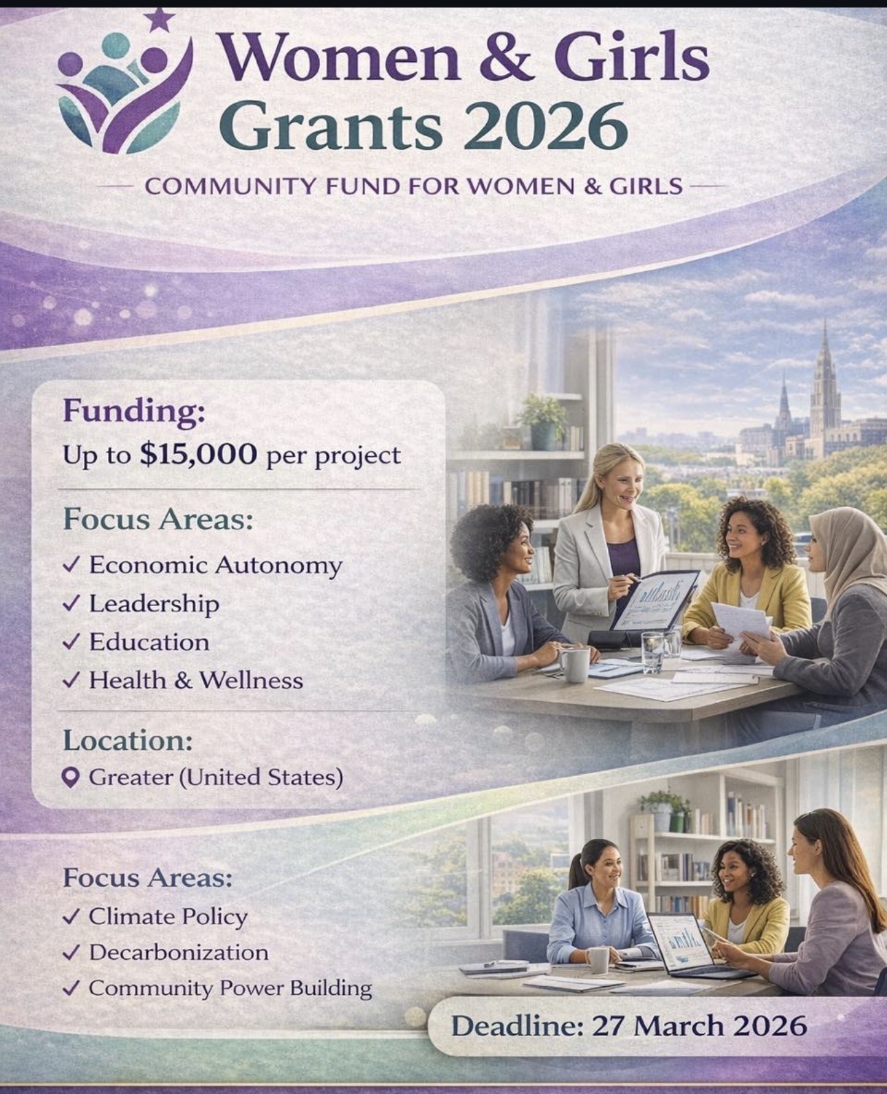 Women & Girls Grant Opportunity 2026