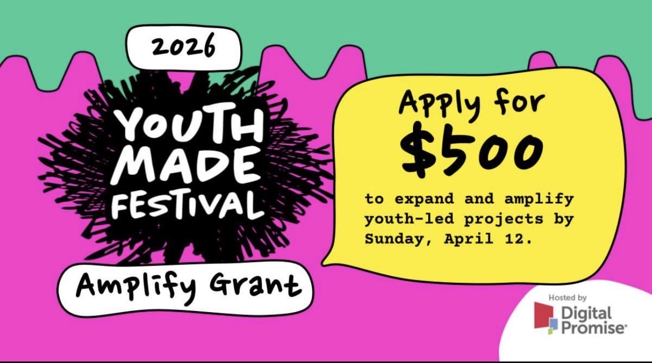 $500 Grant for Student Creators