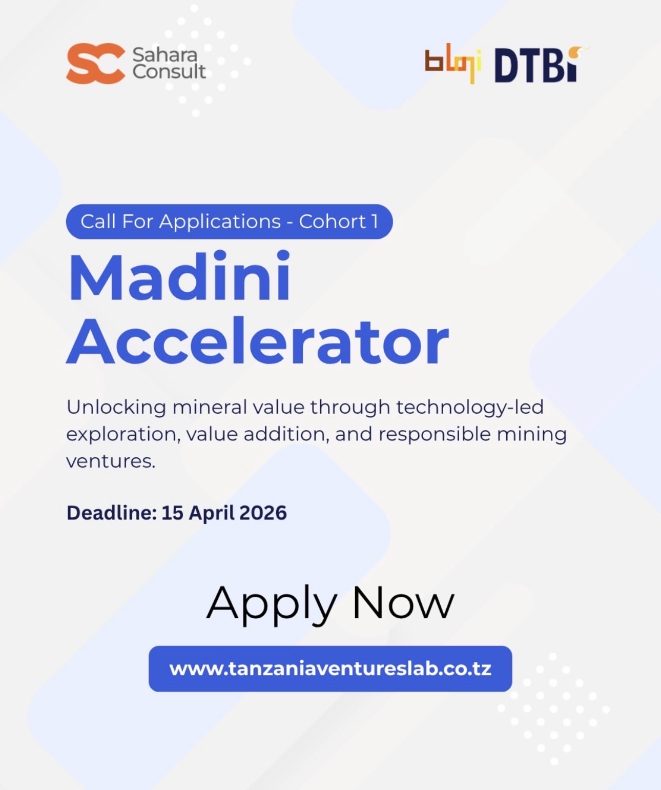 Madini Accelerator -Cohort 1