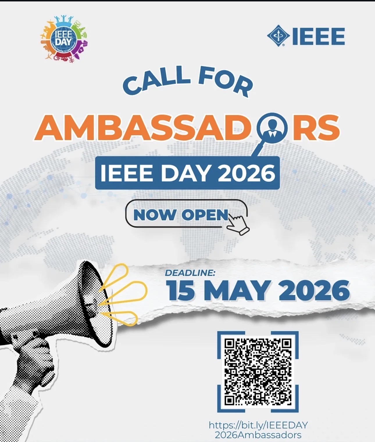 The call for IEEE Day 2026 Ambassadors