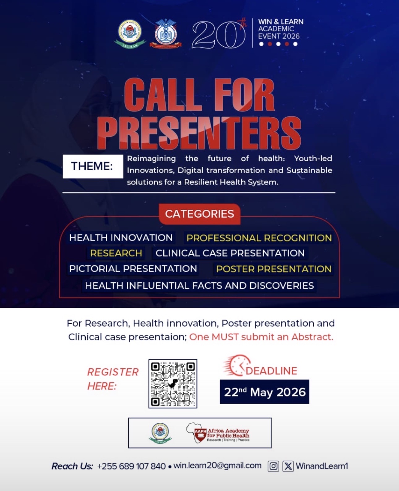 CALL FOR PRESENTERS-WIN AND LEARN
