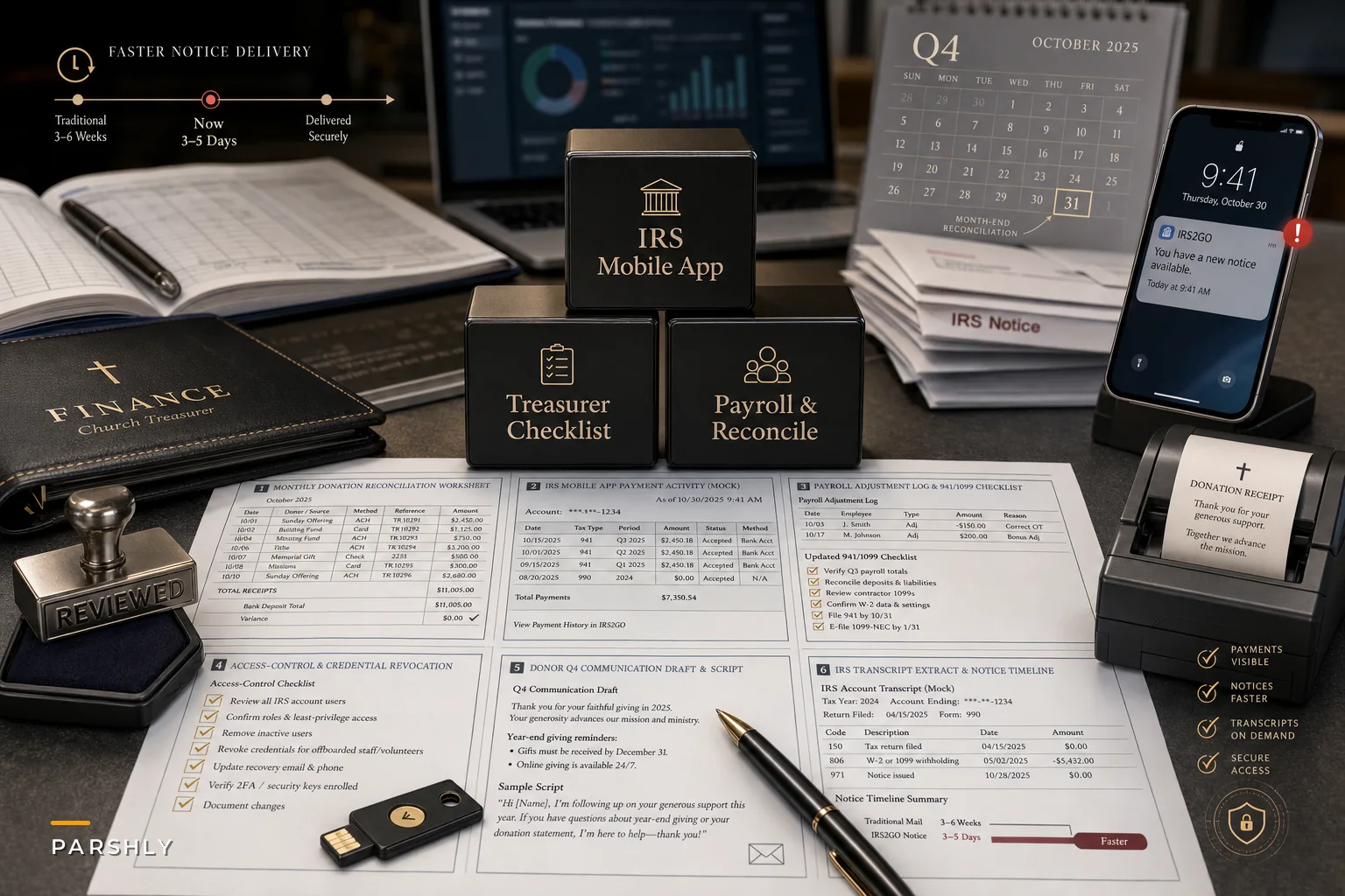 How Church Treasurers Should Respond to the IRS's New Mobile App: Update Payroll, Donation Reconciliation, and Compliance Workflows