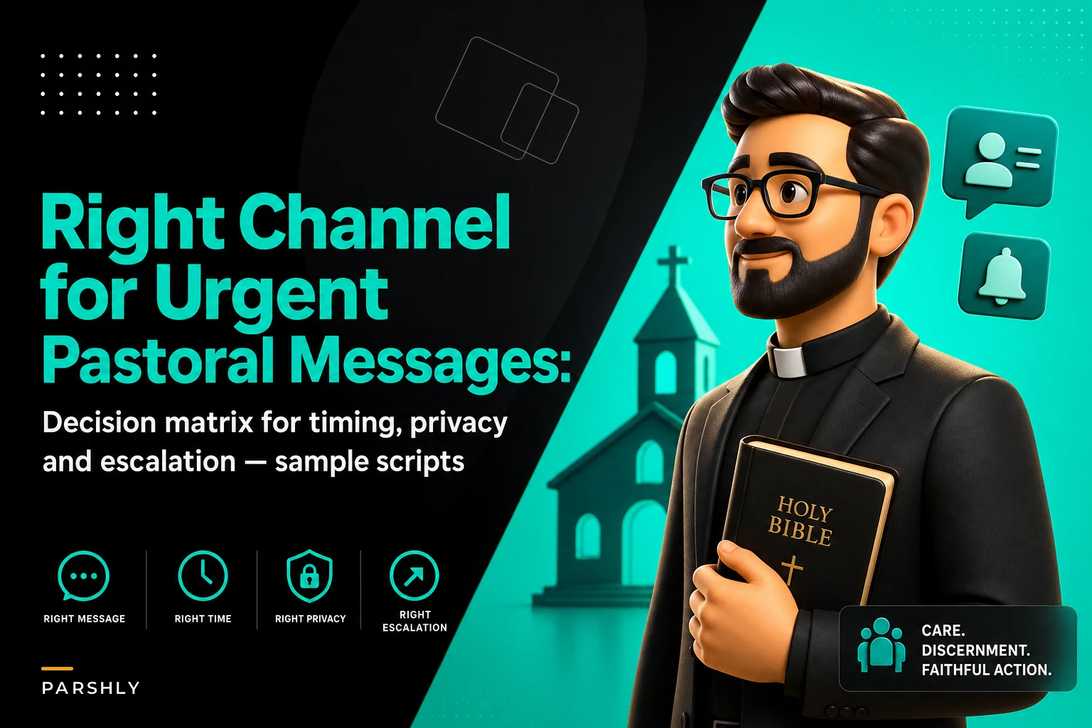 Picking the right channel for urgent pastoral messages: a decision matrix for timing, privacy and escalation