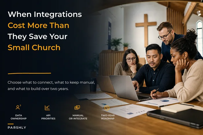When integrations cost more than they save: a small‑church technology strategy with API priorities and a two‑year roadmap