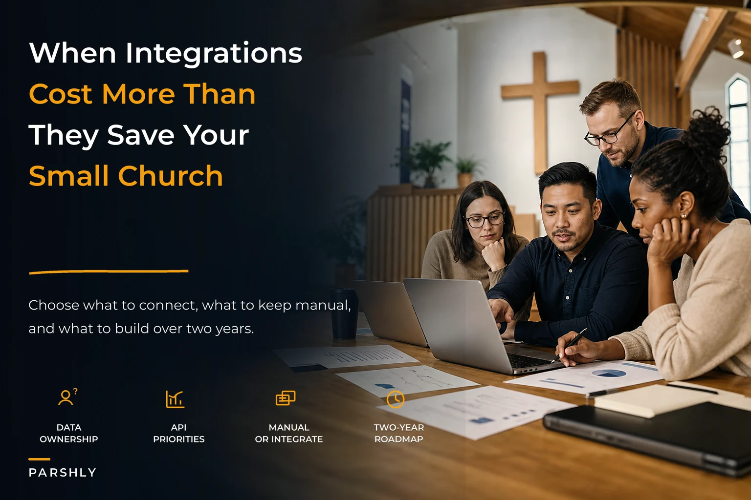 When integrations cost more than they save: a small‑church technology strategy with API priorities and a two‑year roadmap