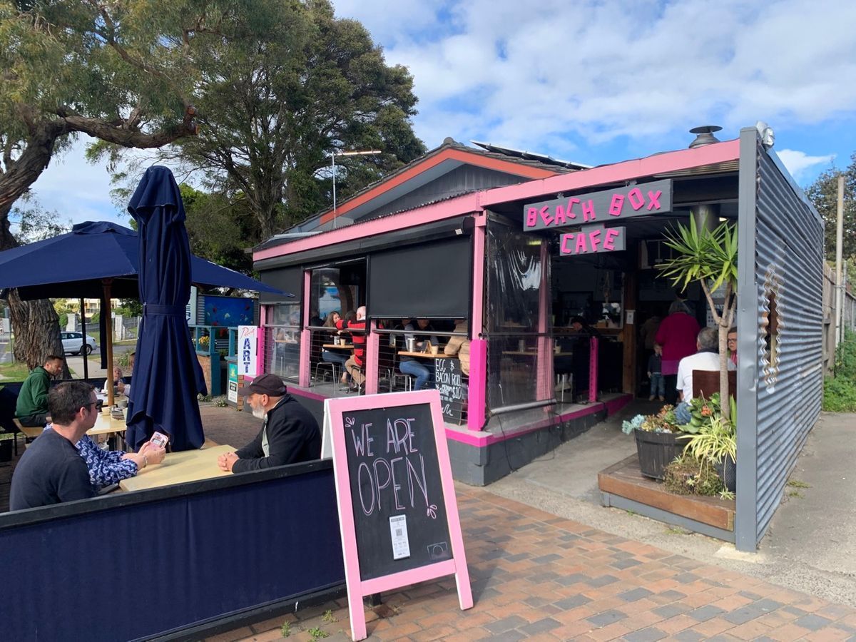 Beach Box Cafe Inverloch in Inverloch, Victoria.