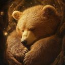 眠るプーさん
