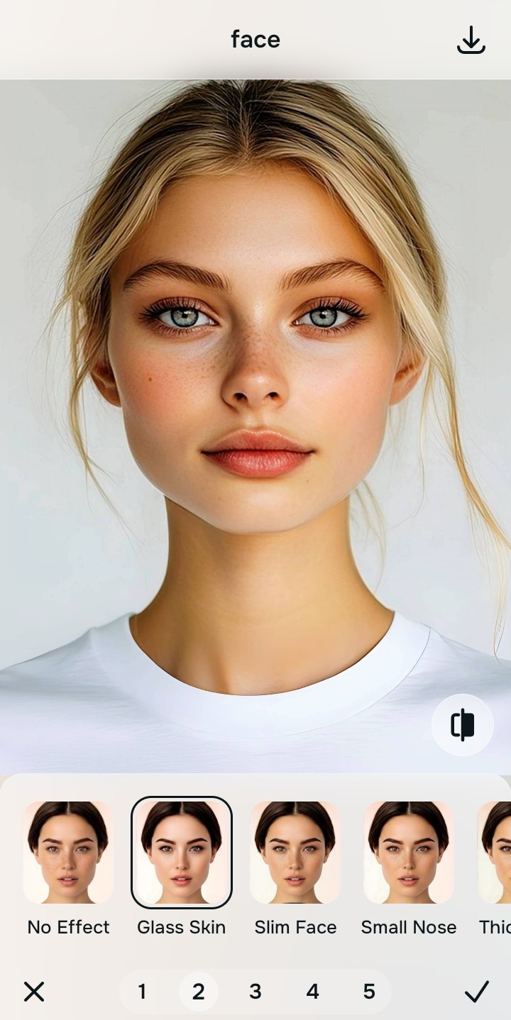 Using Face tool for targeted, natural correction