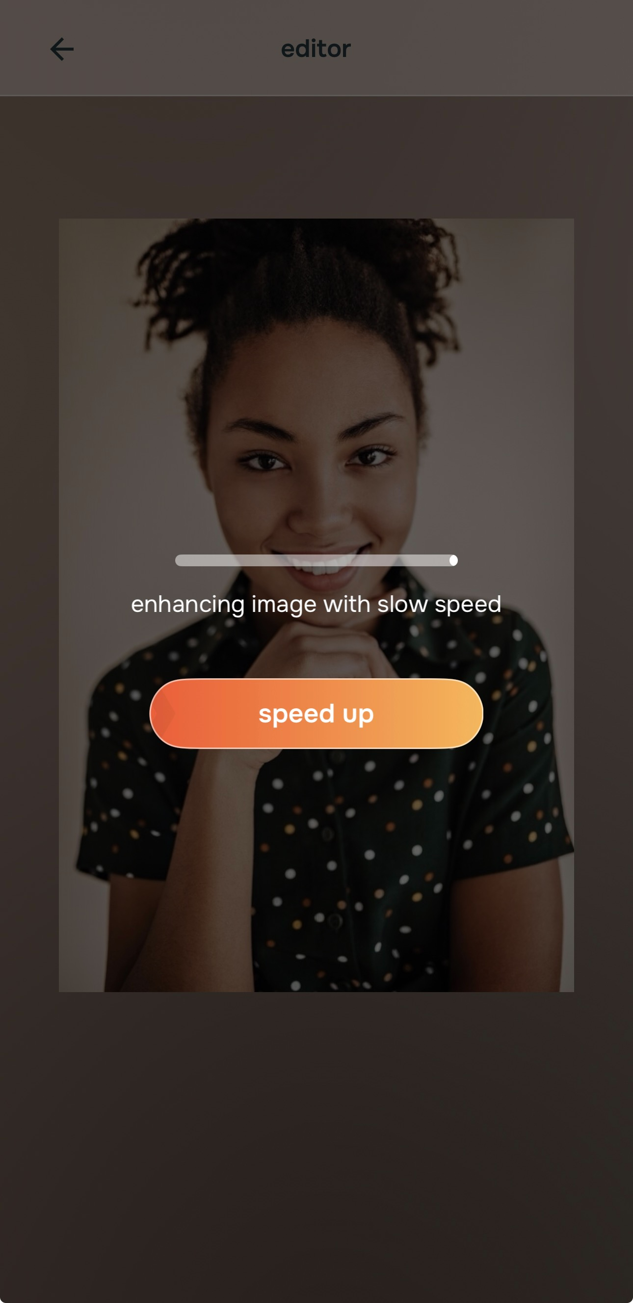 First preview before face enhancement
