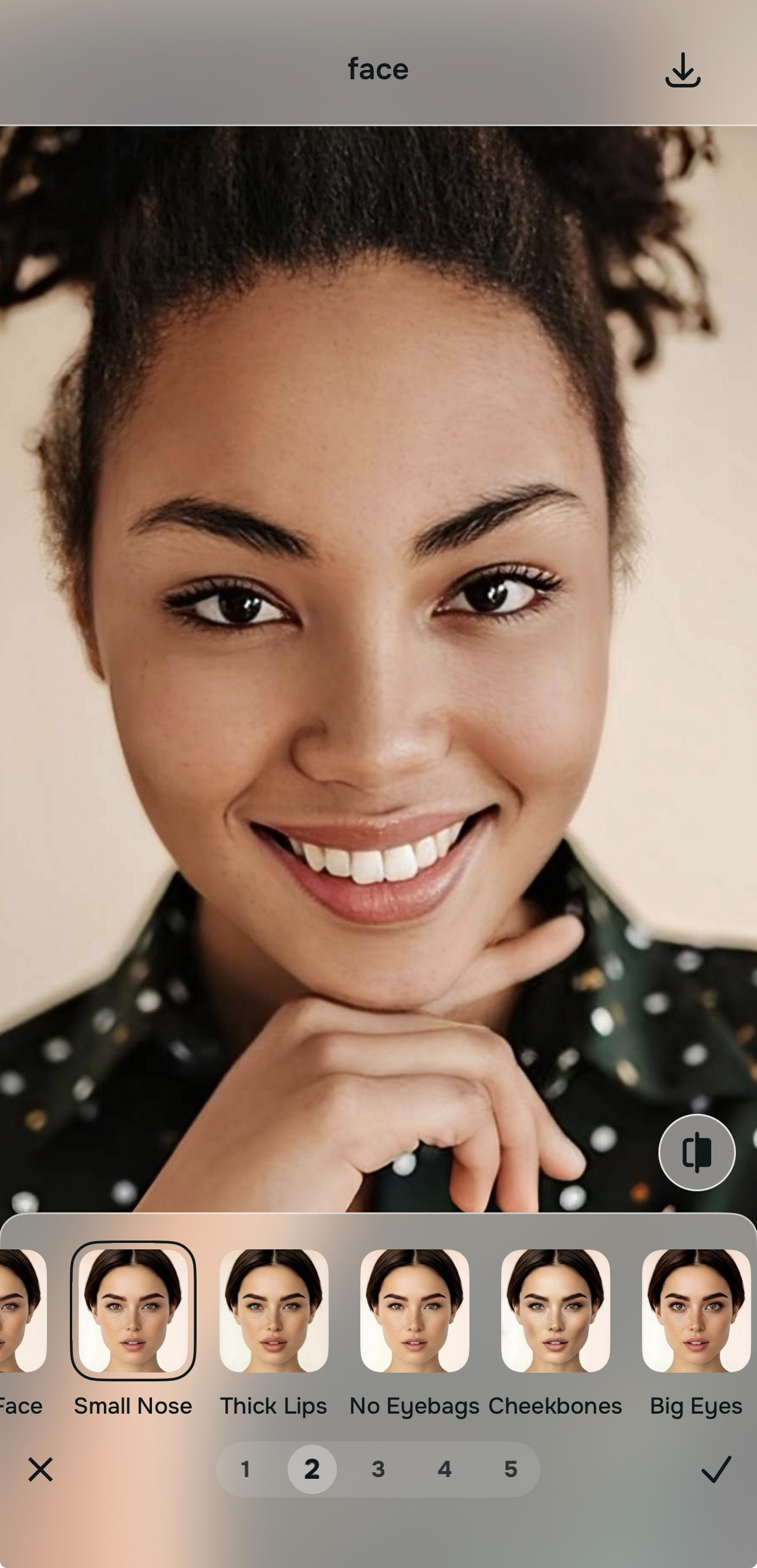 Enhanced photo quality before face edits