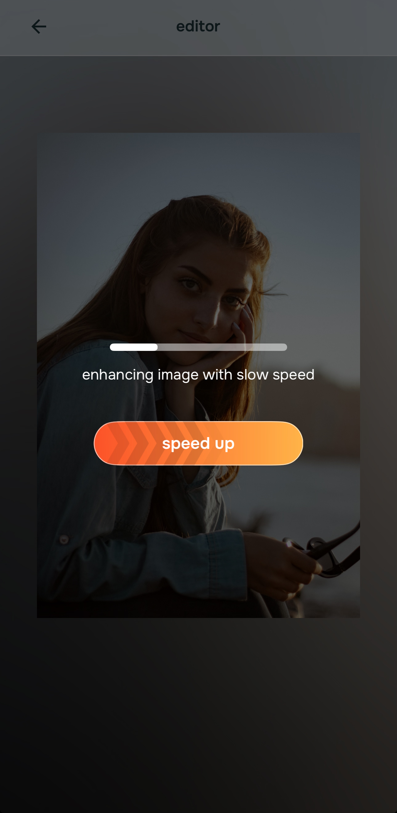 Preview building for blurry picture enhancement