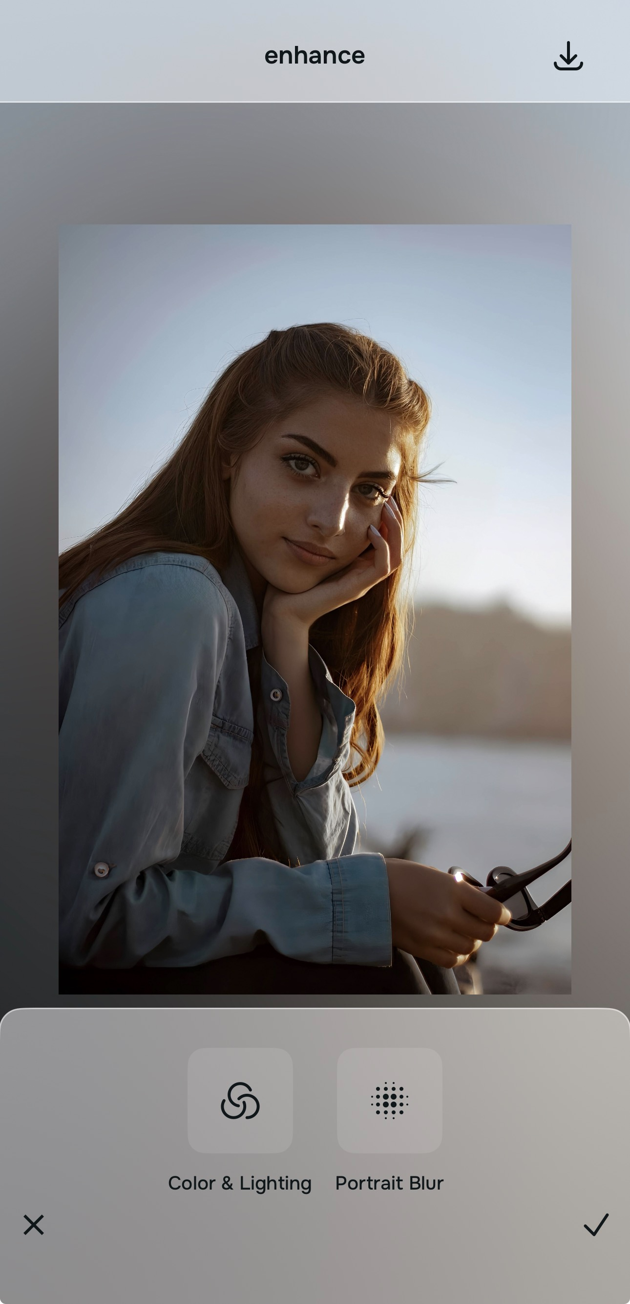 Improved blurry photo preview after enhance tools