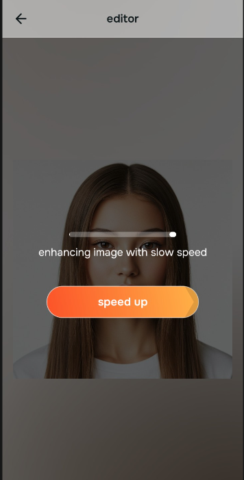 Citrus mapping engine running its preview analysis on facial contours and shadows