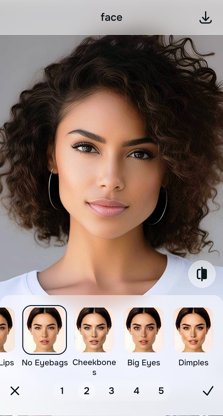 Using Face tool for subtle, targeted correction