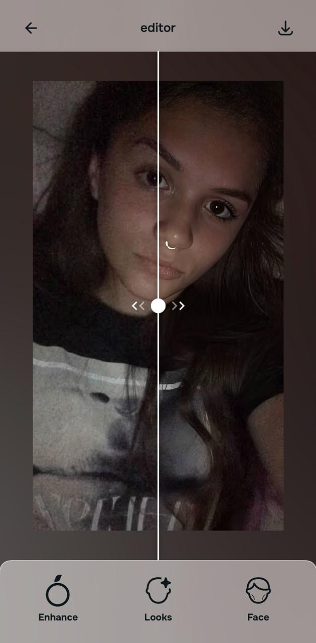 Citrus instant before and after selfie preview