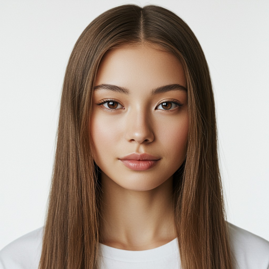 Selecting a selfie in Citrus to fix nose distortion