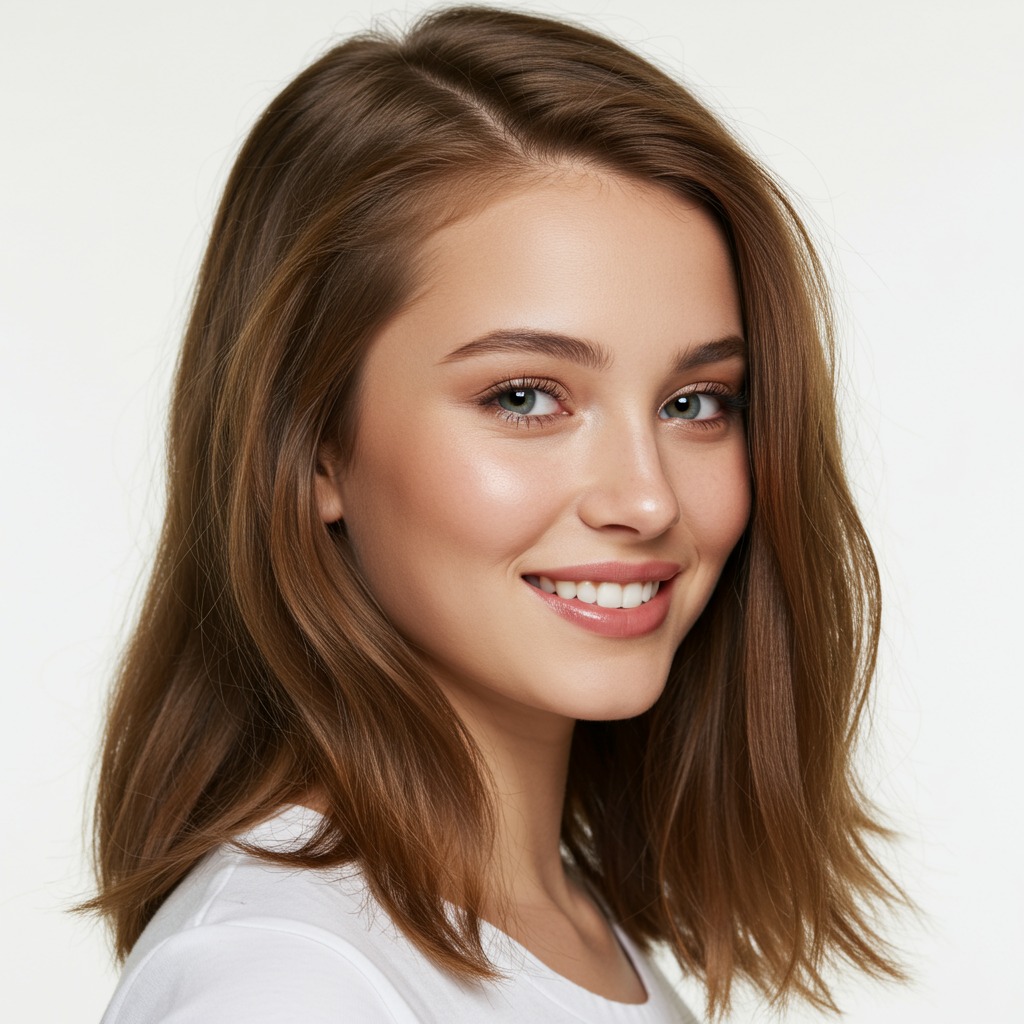 Selecting a raw, flat portrait for natural aesthetic optimization inside Citrus