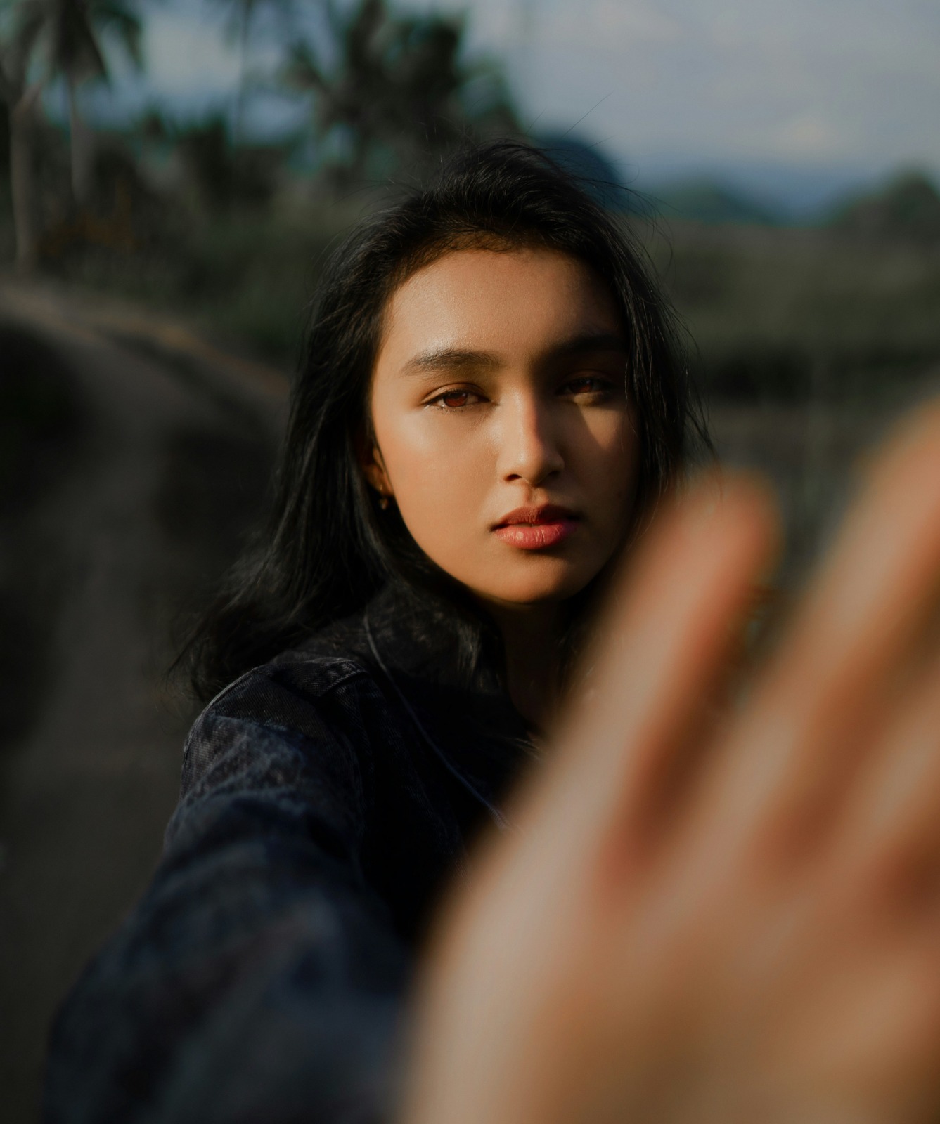 Selecting an untouched portrait inside Citrus to maintain natural skin texture