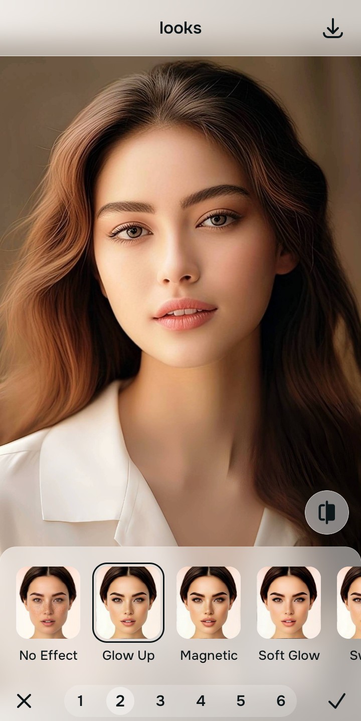 Applying Looks Glow Up pathway in Citrus for high-definition facial radiance