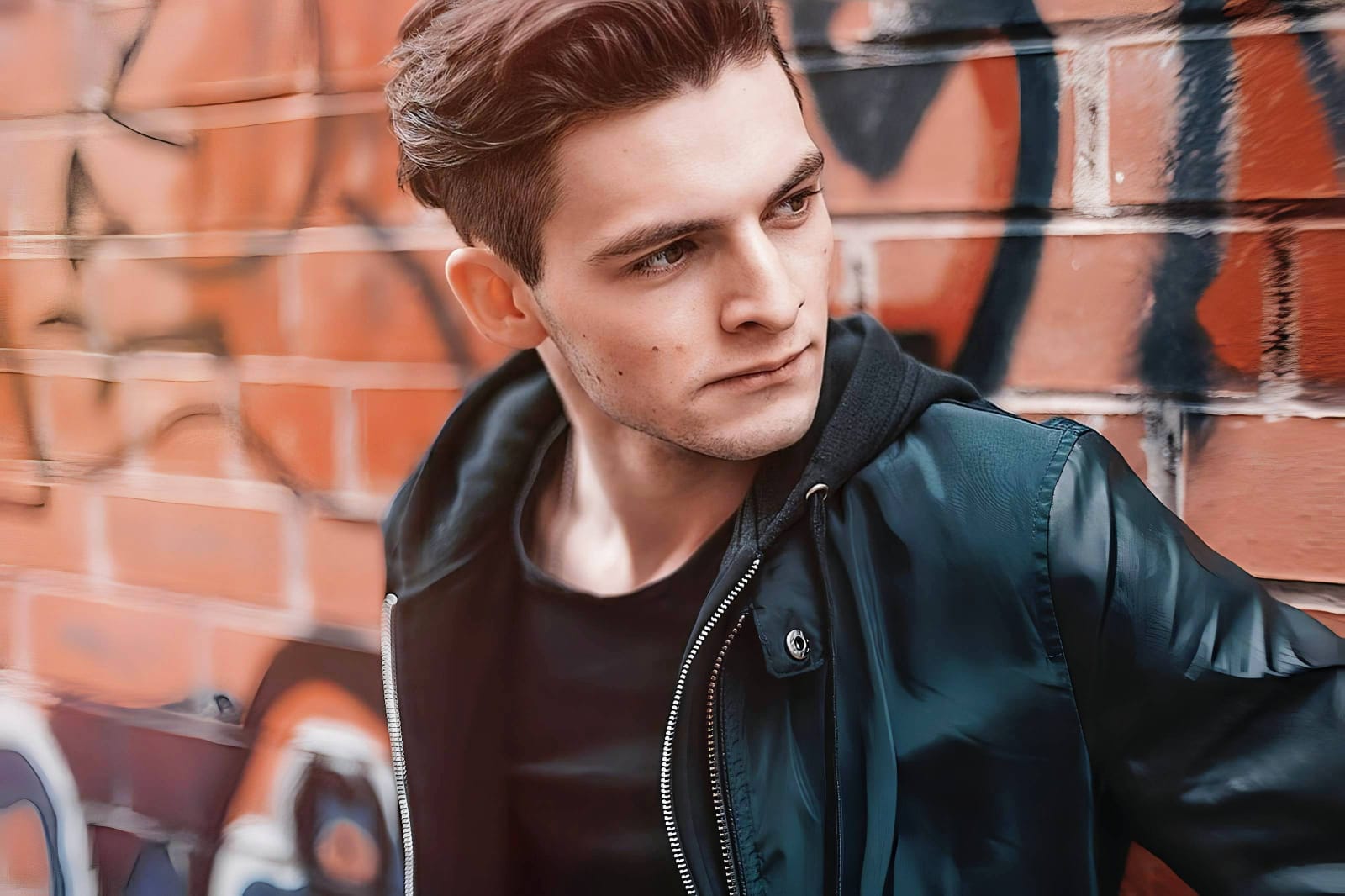 Final unwatermarked polished dating portrait exported completely for free from Citrus