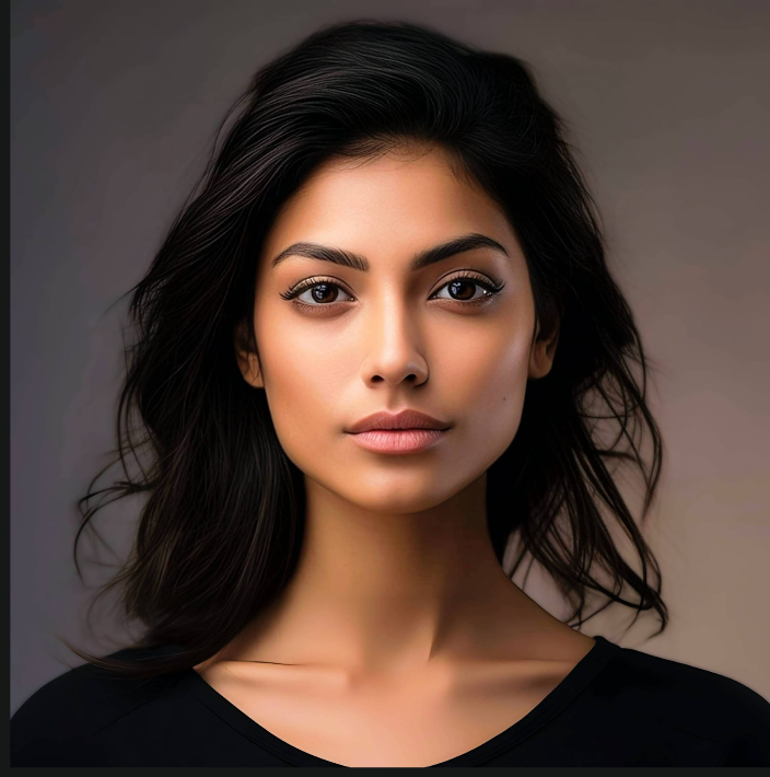 Final unwatermarked polished portrait exported completely for free from Citrus