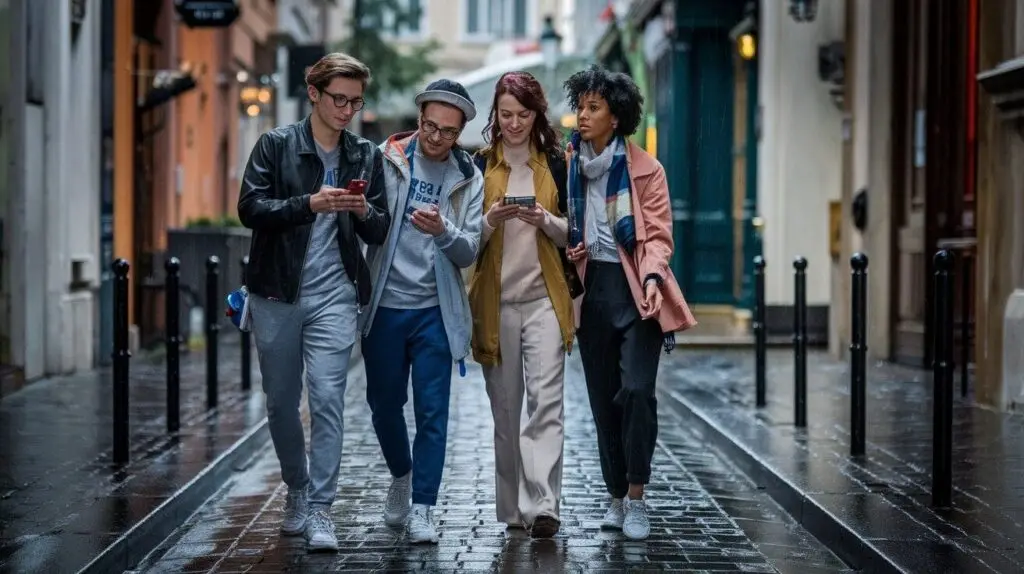 rainy day city puzzle game